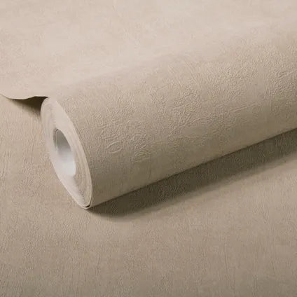 Decomode vliesbehang Concrete mat taupe