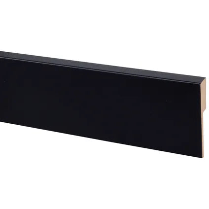 CanDo overzetplint Cubic - Zwart - 240cm - 18x100mm