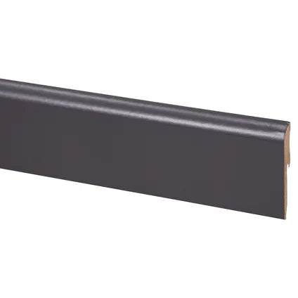 CanDo hoge plint - Zwart - 240cm - 10x56mm