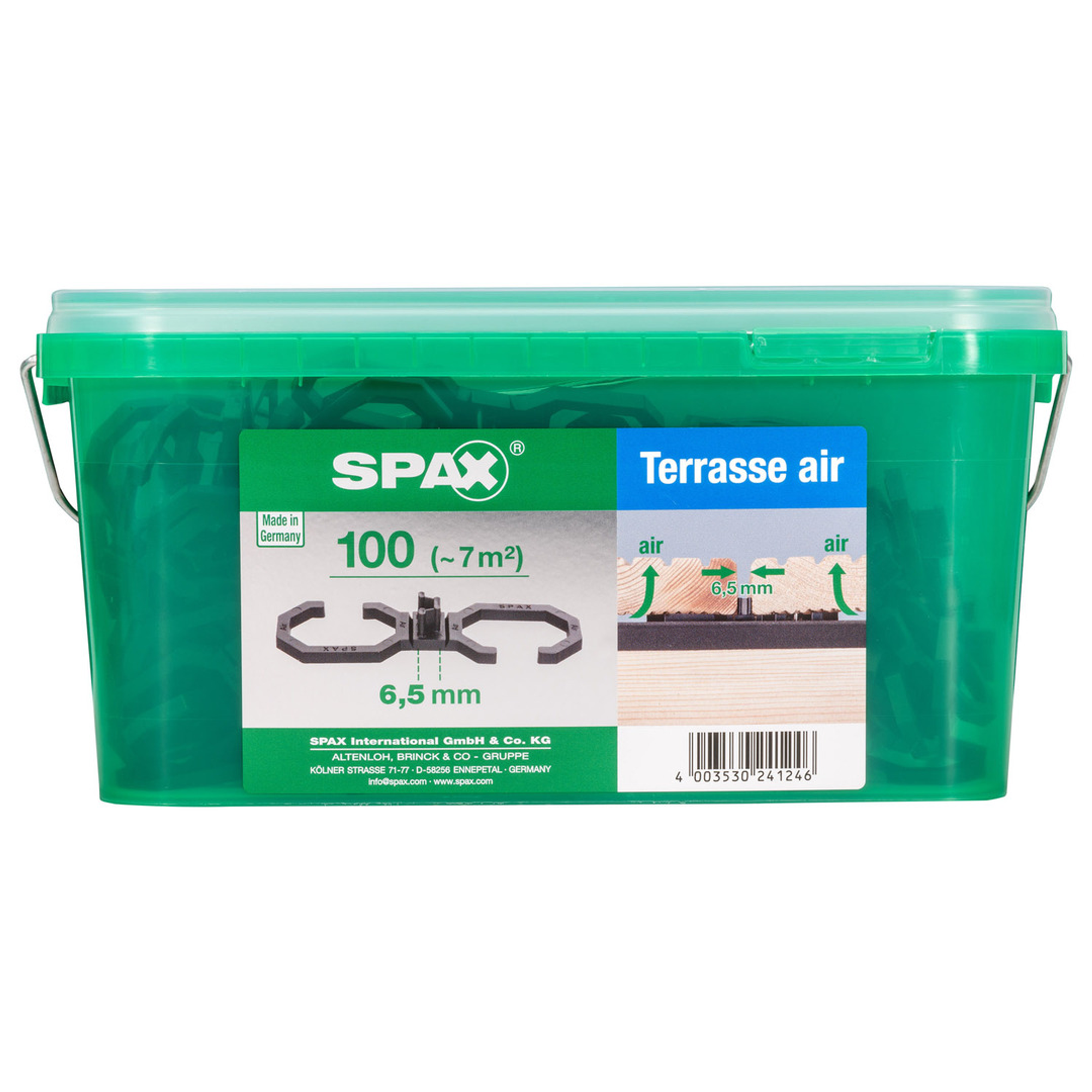Spax terrasverhoger Air HKB L 6,5mm 100st