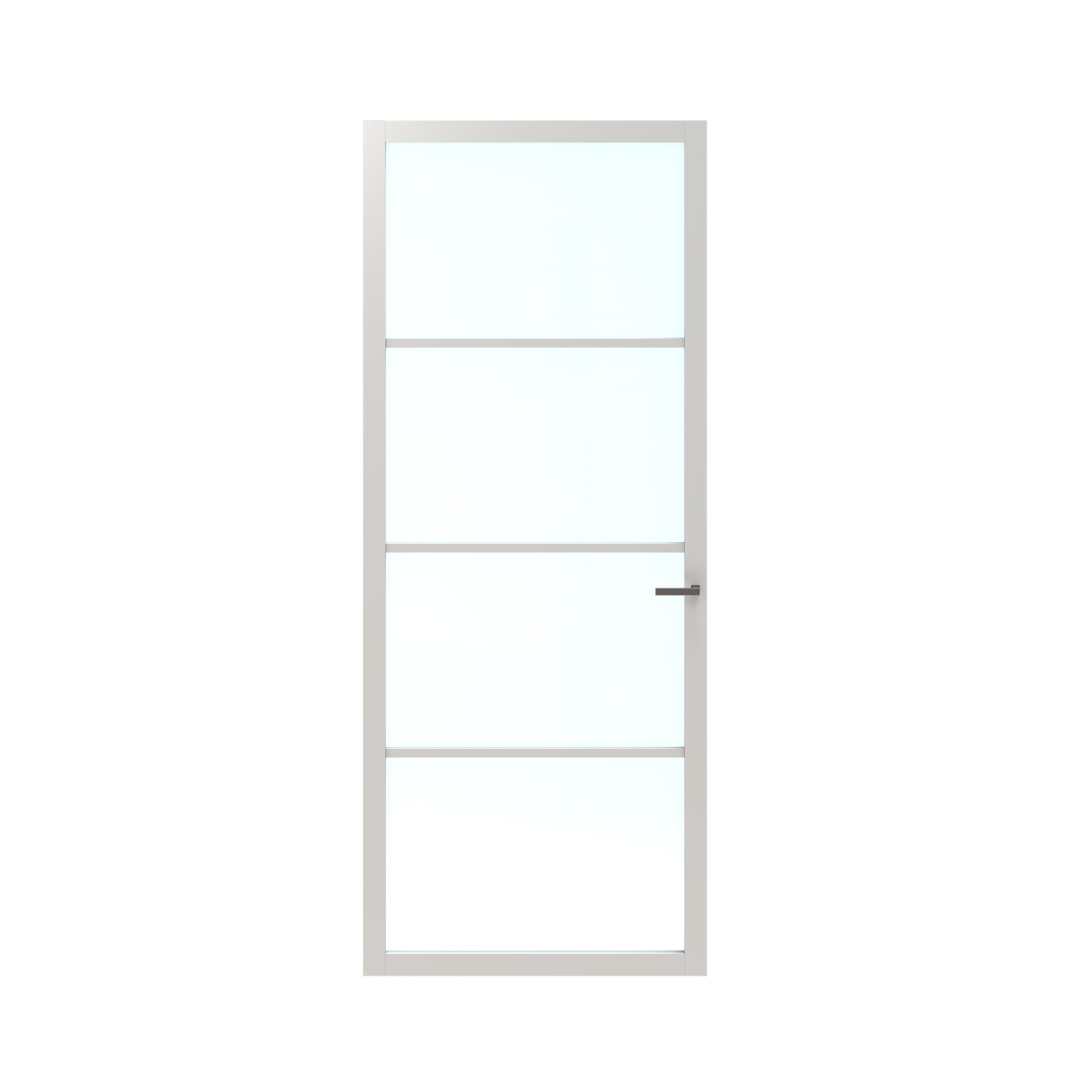 CanDo Binnendeur Elegant Original 2C03 - Zuiver wit - Gegrond - Opdek - Links - 88x231,5cm