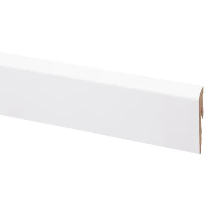CanDo hoge plint - Wit - 240cm - 10x56mm