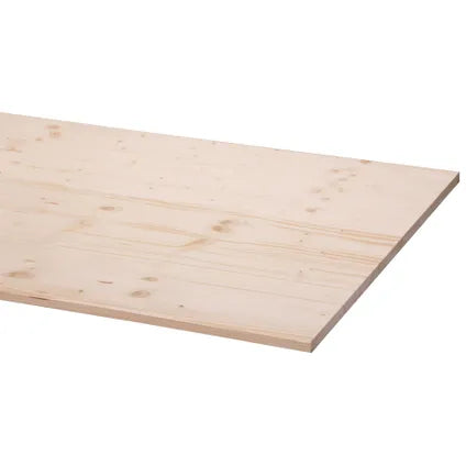 Vuren paneel 250x123 cm, 18 mm