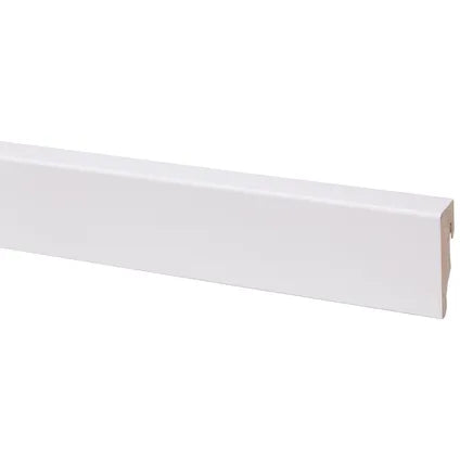 CanDo hoge plint Cubic - Wit - 240cm - 19x58mm