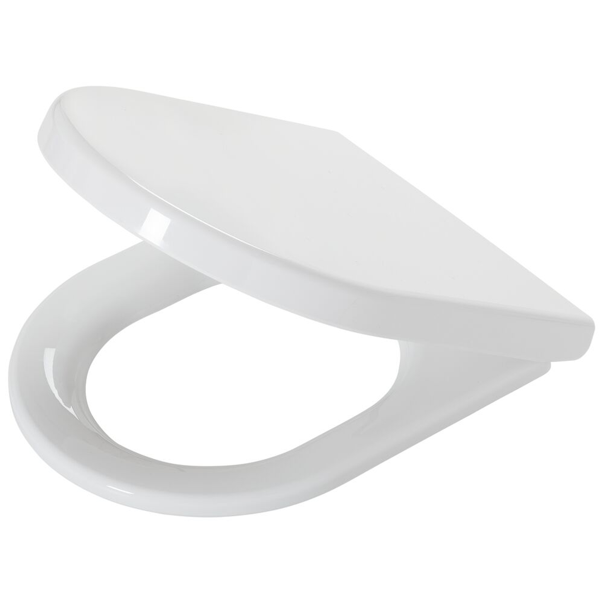 Tiger WC-bril Stax - Thermoplastisch - D-vorm - Softclose - Verstelbaar - Quick Release - Wit