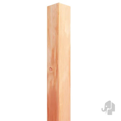 Tuinpaal Douglas geschaafd 5x5x200cm