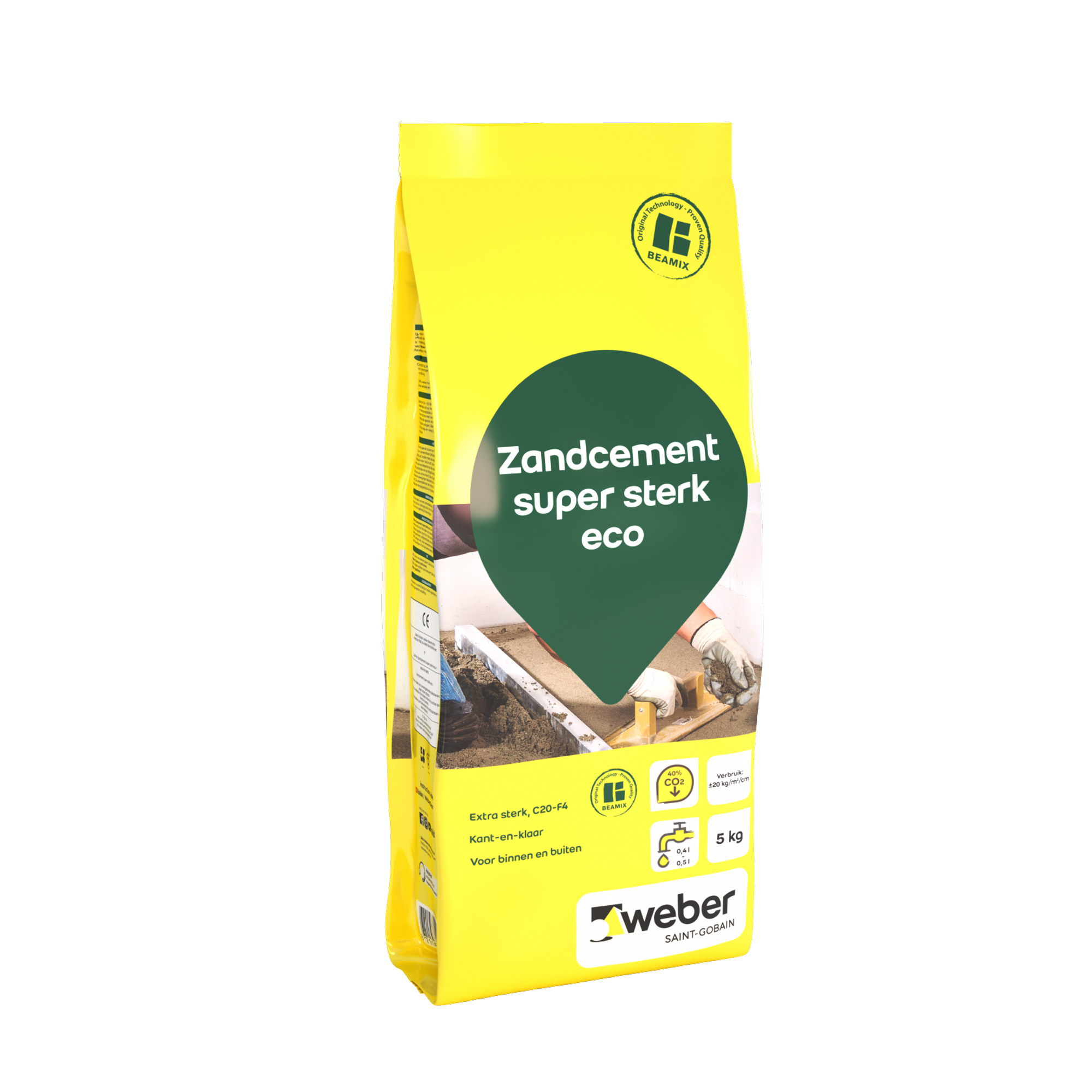 Weber zandcement super sterk eco 5kg