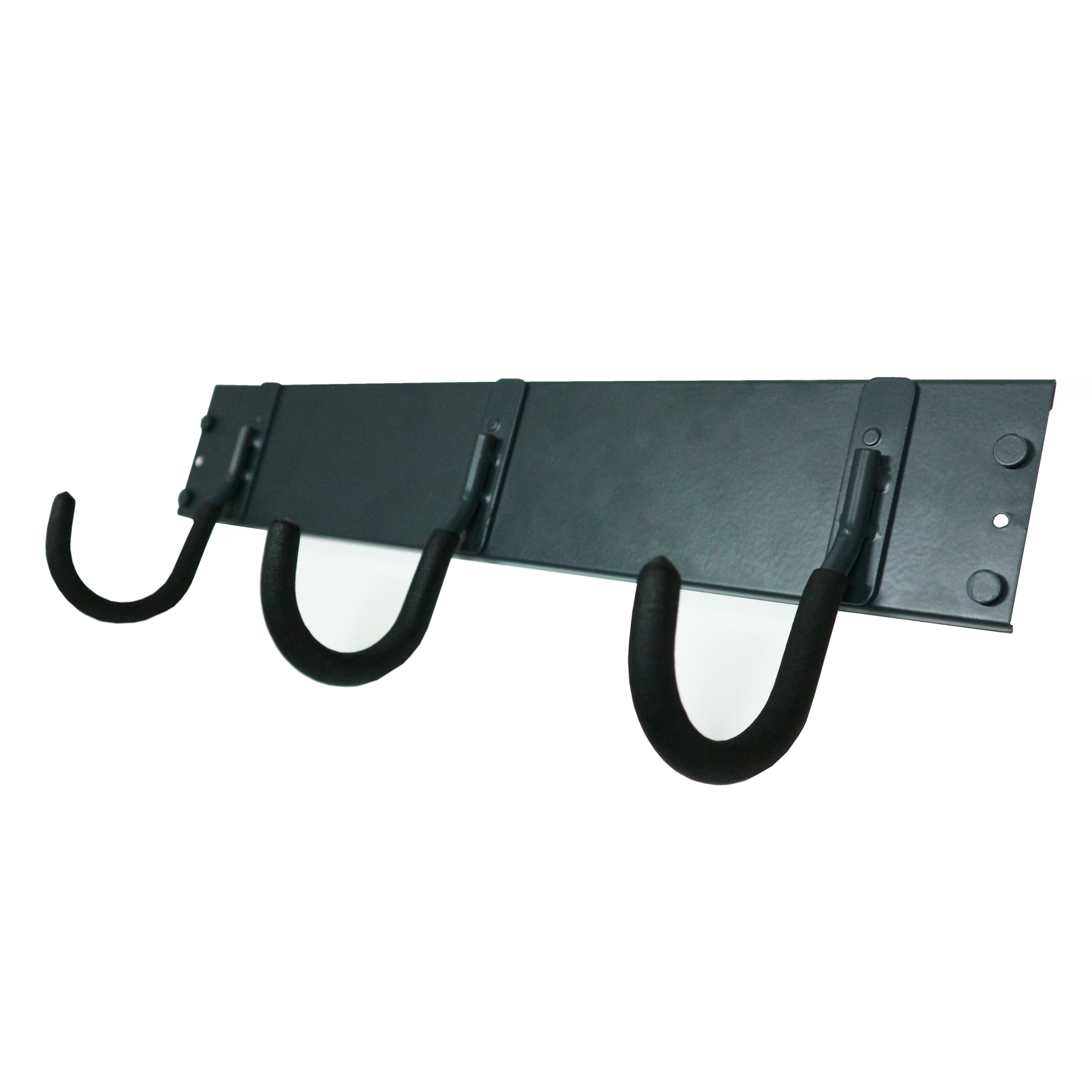 Garage Serie AR Shelving Rivet zijsteunbalk accessoire met 3 haken 42x16,5 cm antraciet