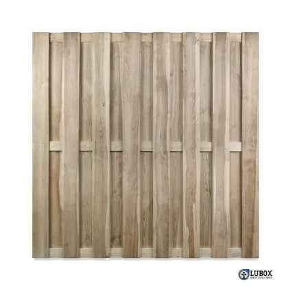 Schutting Cardiff FSC geïmpregneerd grenenhout recht 180x180cm
