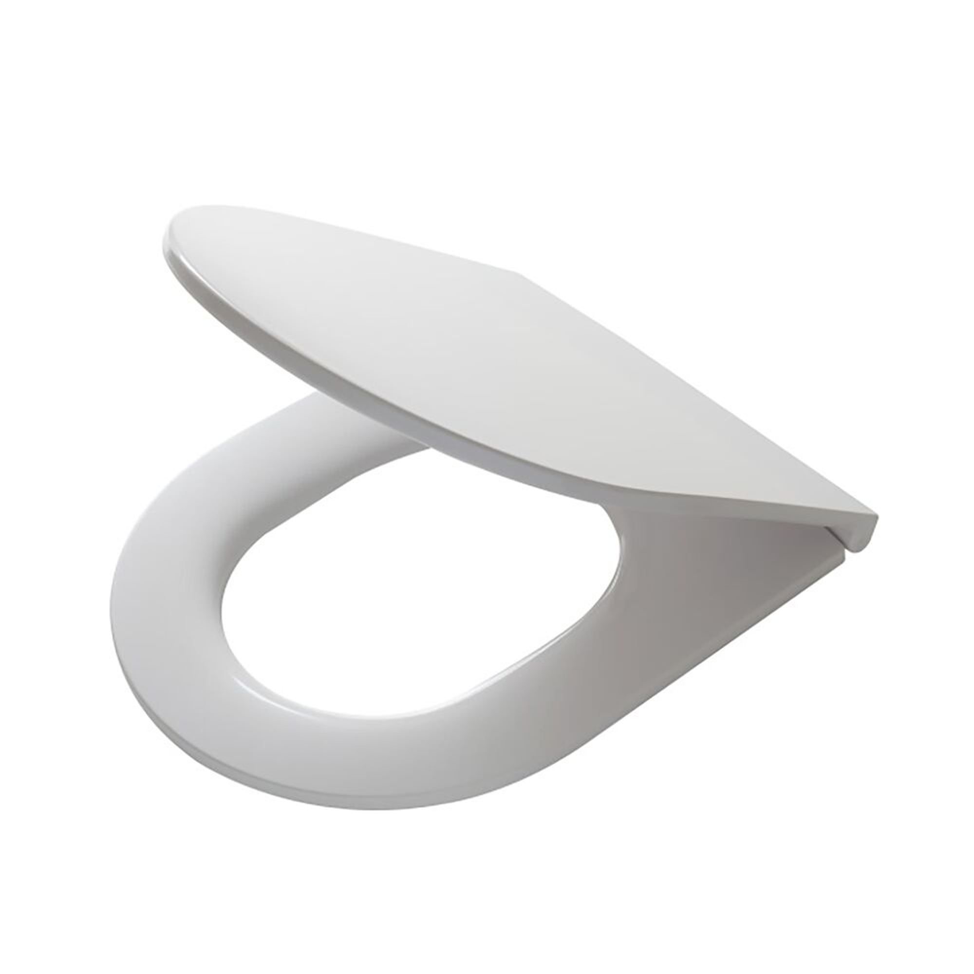 Tiger WC-bril Elvas - Duroplast - D-vorm - Softclose - Verstelbaar - Quick Release - Wit