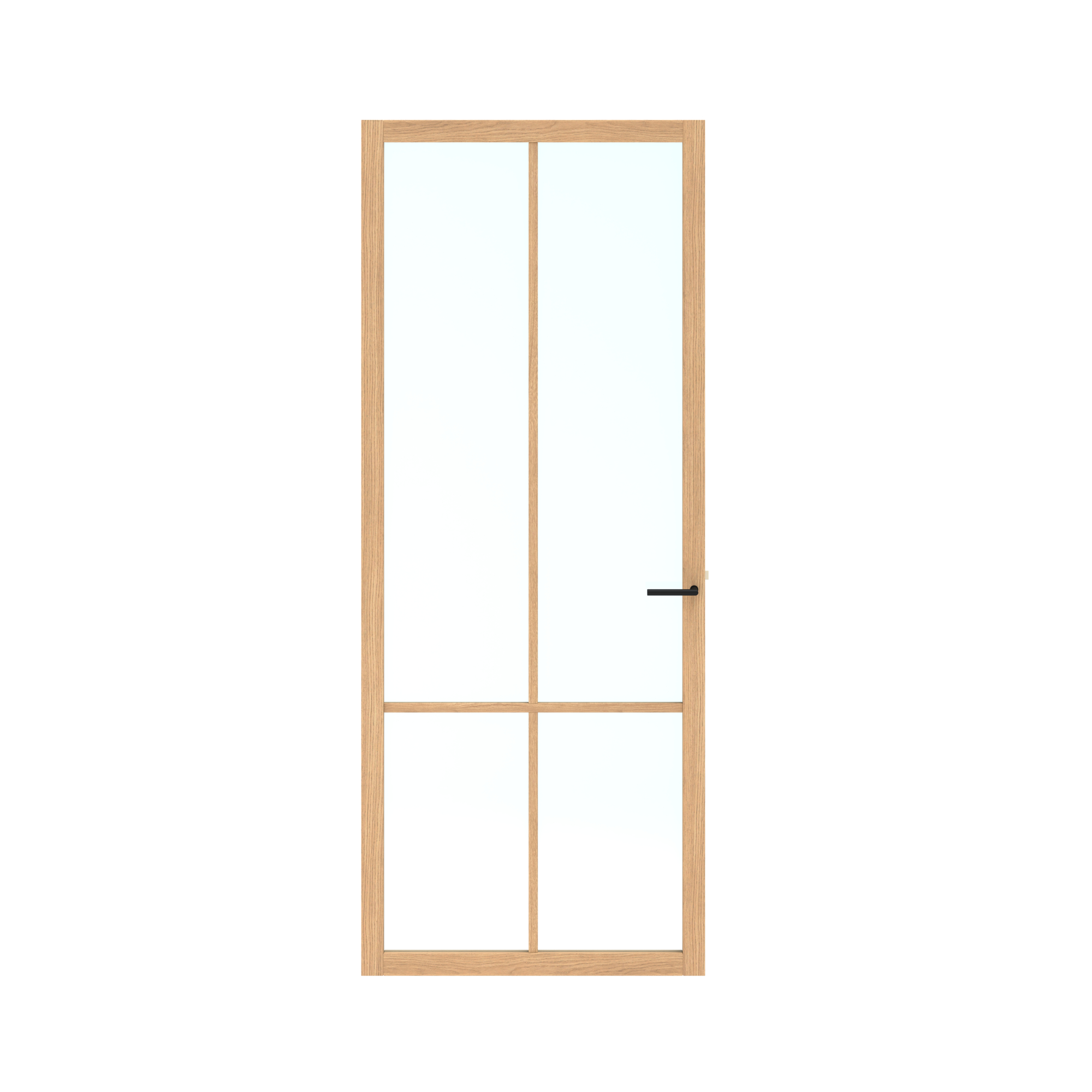 CanDo Binnendeur Schuifdeur Elegant Original CC05 - Wit eiken - Gelakt - Stomp - 83x231,5cm