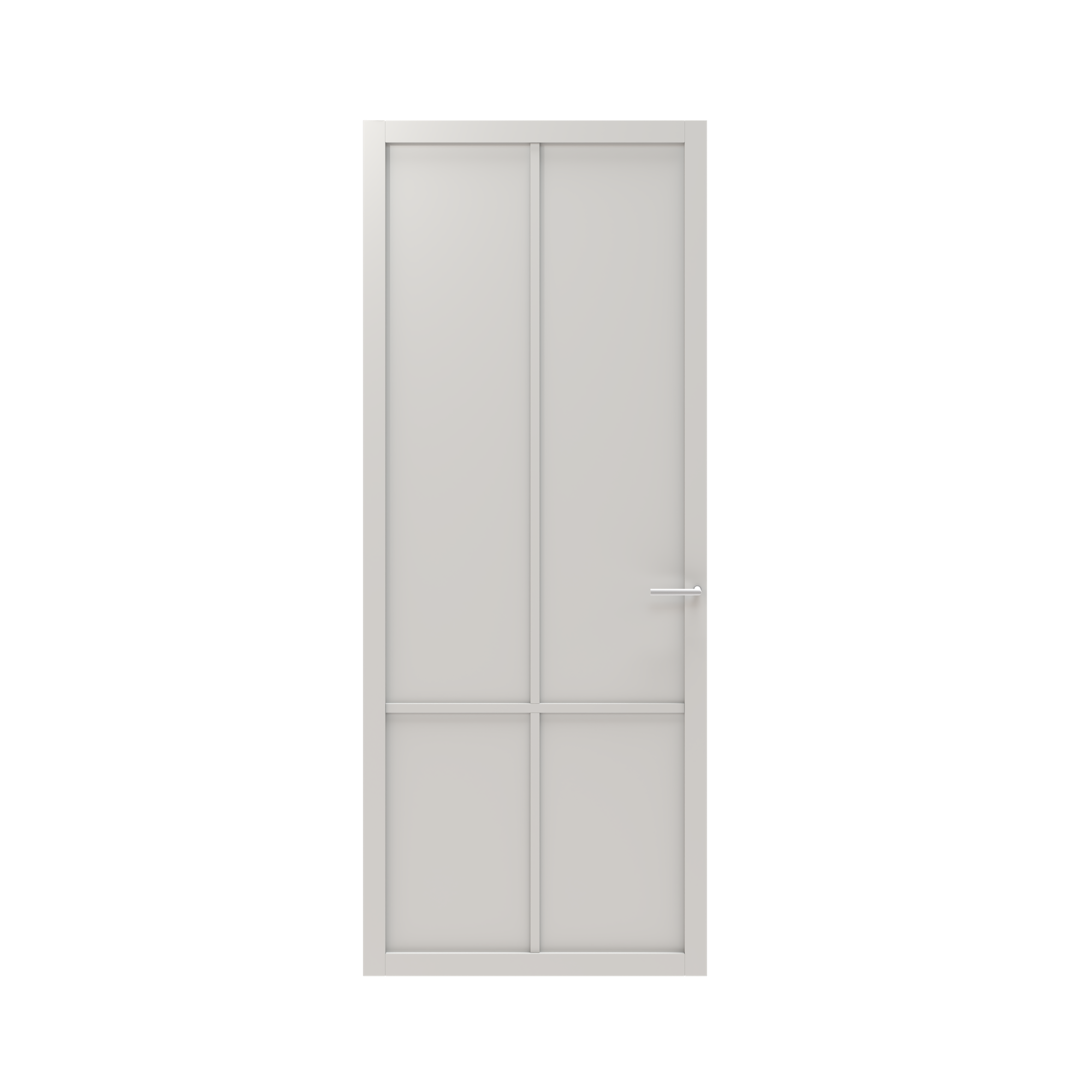 CanDo Binnendeur Elegant Original 2A05 - Zuiver wit - Gegrond - Opdek - Rechts - 88x231,5cm