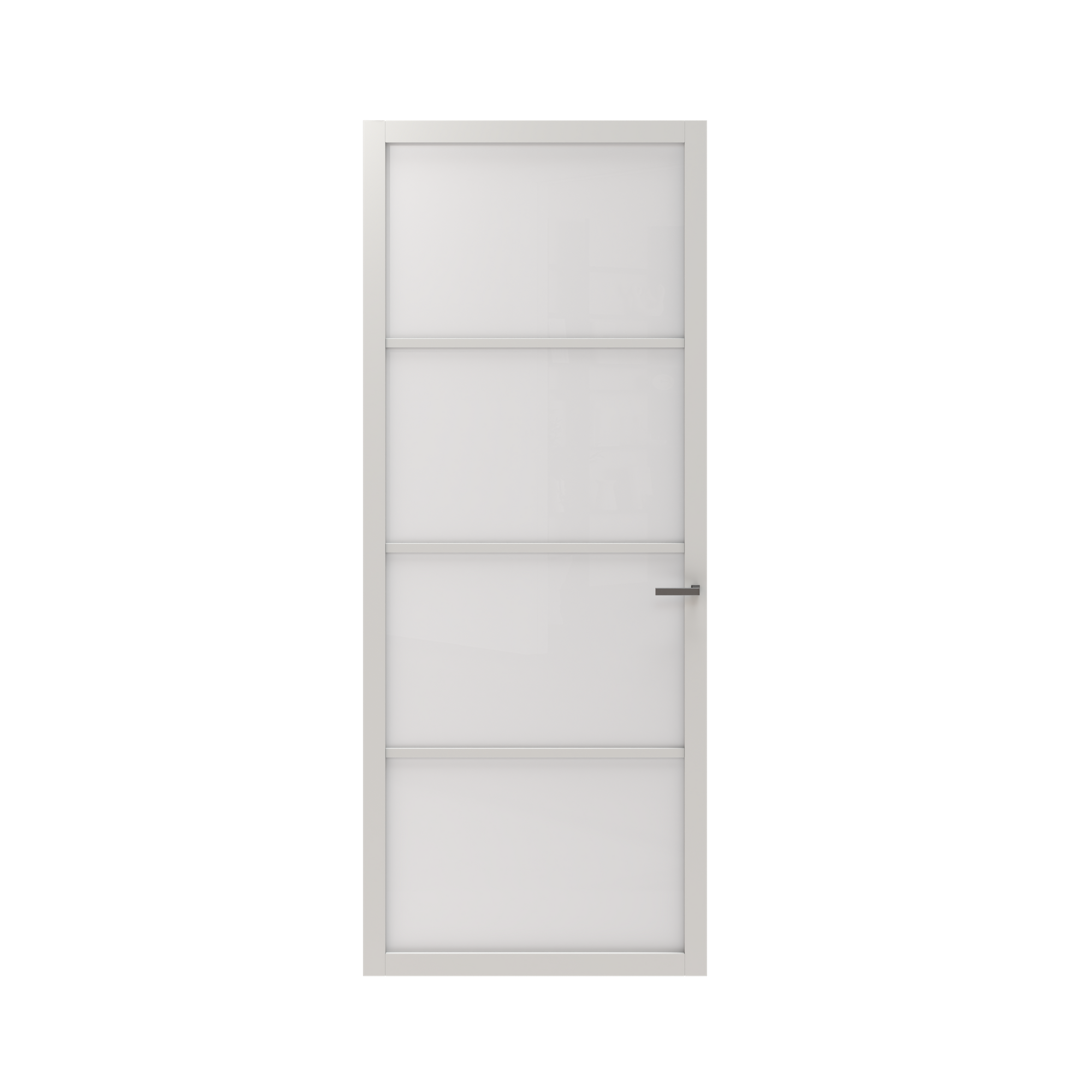 CanDo Binnendeur Elegant Original 2D03 - Zuiver wit - Gegrond - Stomp - 93x211,5cm