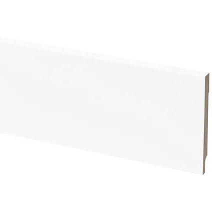 Hoge plint Cubic Blok - RAL 9003 - 244cm - 12x119mm