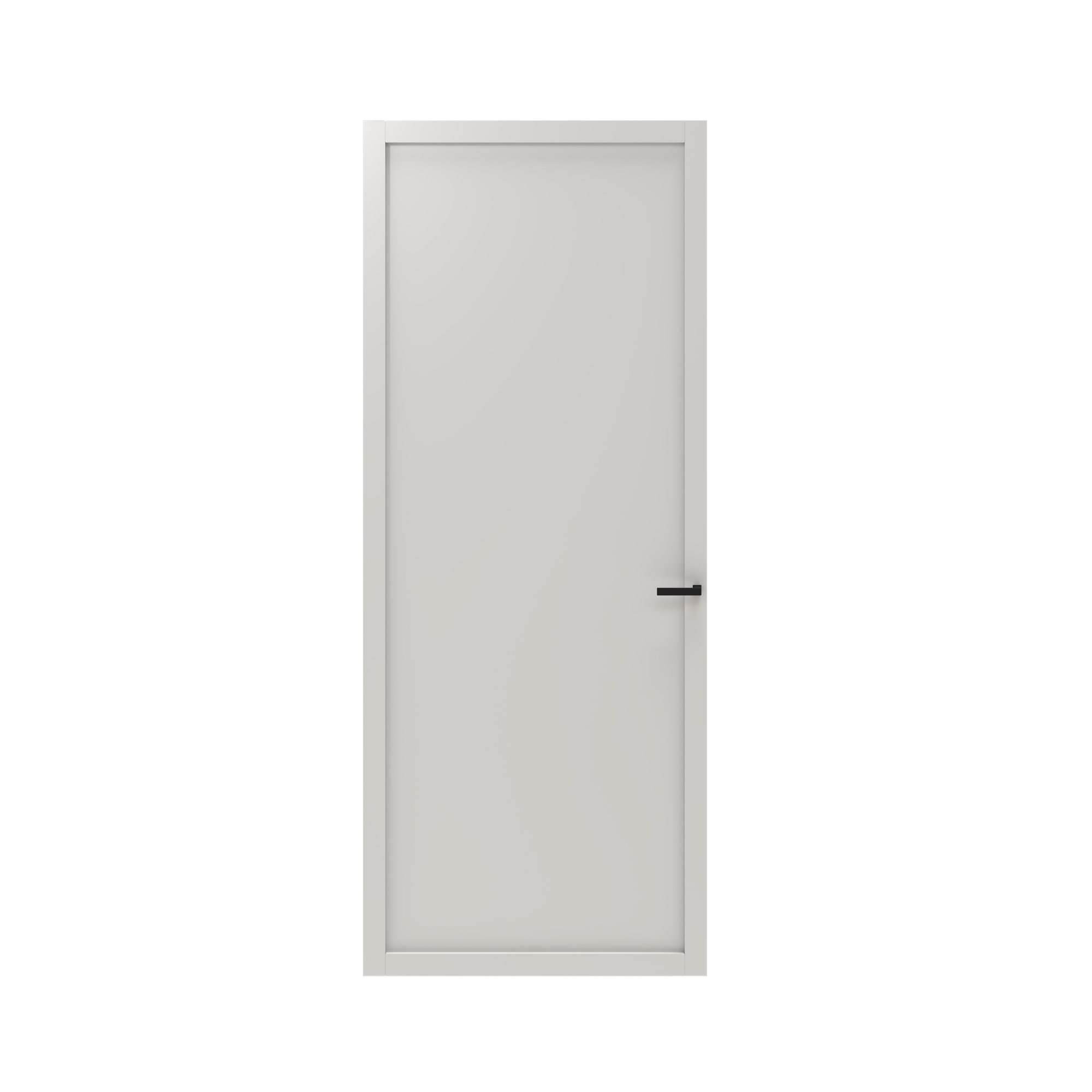 CanDo Binnendeur Elegant Original 2A01 - Zuiver wit - Gegrond - Opdek - Links - 93x201,5cm