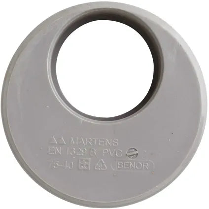 Martens verloop 40x75mm 1xlm grijs