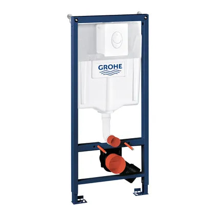 Grohe inbouwreservoir Rapid SL 3-in-1 set + wit bedieningspaneel