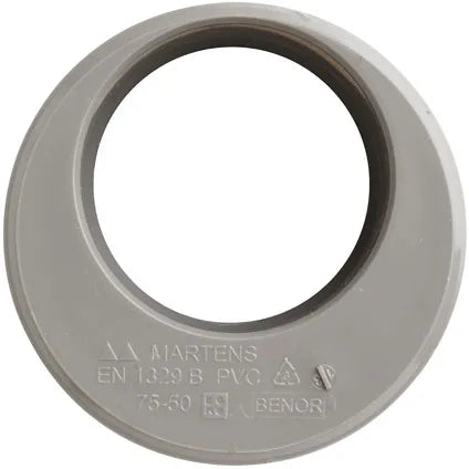 Martens verloop 50x75mm 1xlm grijs