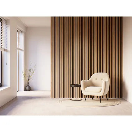 CanDo Decowall Acoustic Blend Brons Eiken - 2600x300mm - 2st