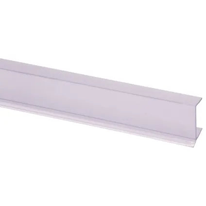 Keukenplintprofiel transparant 9,5x20mm 260cm (plaat 18mm)