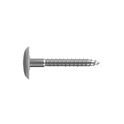 gevelplaatschroef torx wit 4,8mm 25mm 10 stuks