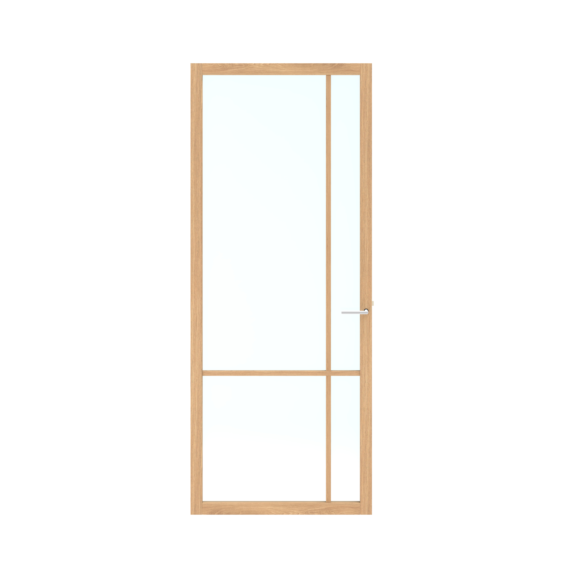 CanDo Binnendeur Elegant Original CC04 - Wit Eiken - Gelakt - Stomp - Rechts - 88x211,5cm