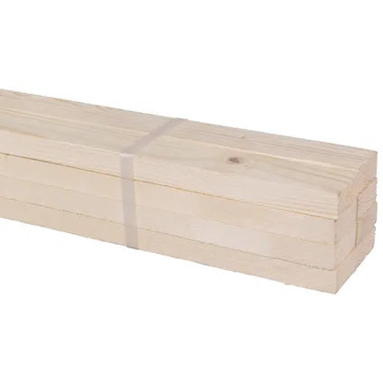 CanDo ruwe lat voordeelpak vurenhout 22x48mm 210cm 8 stuks