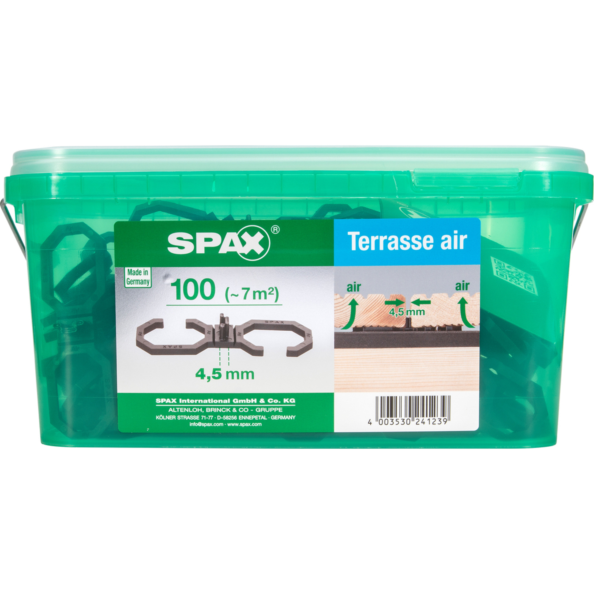 Spax terrasverhoger Air HKB L 4,5mm 100st