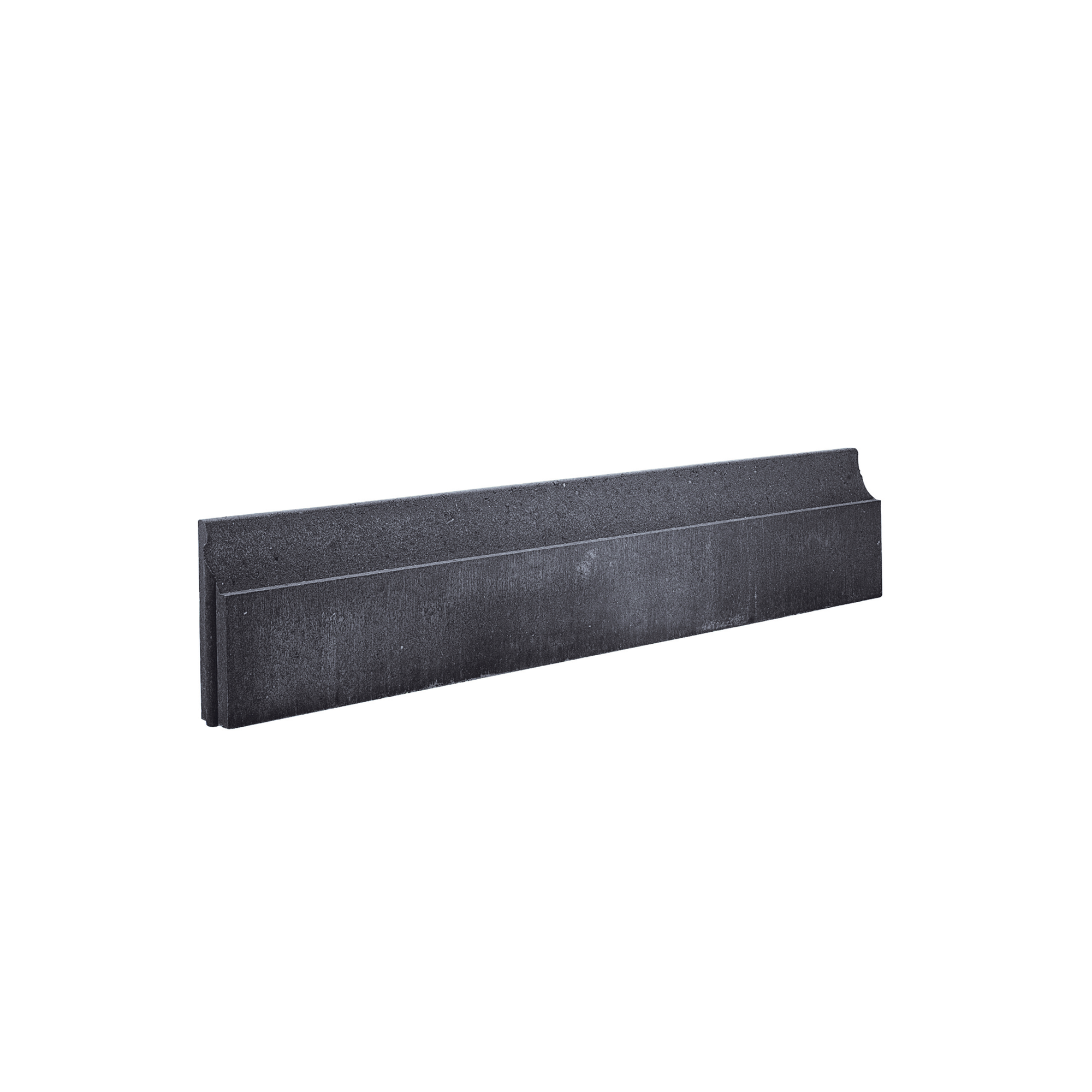 Boordsteen Fijne Bovenzijde 100x20x6 cm Zwart
