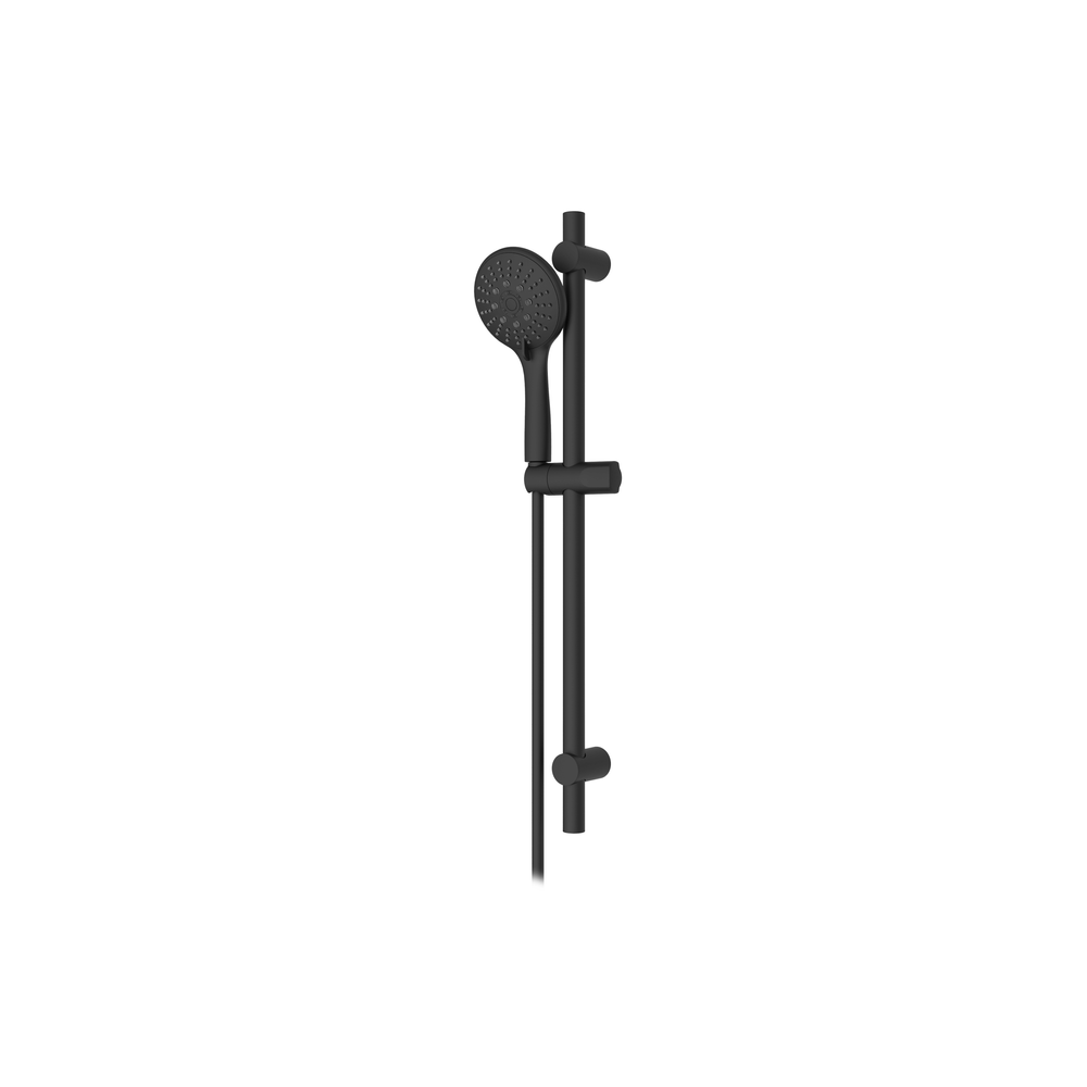 AquaVive doucheset Irminio Ø12cm mat zwart