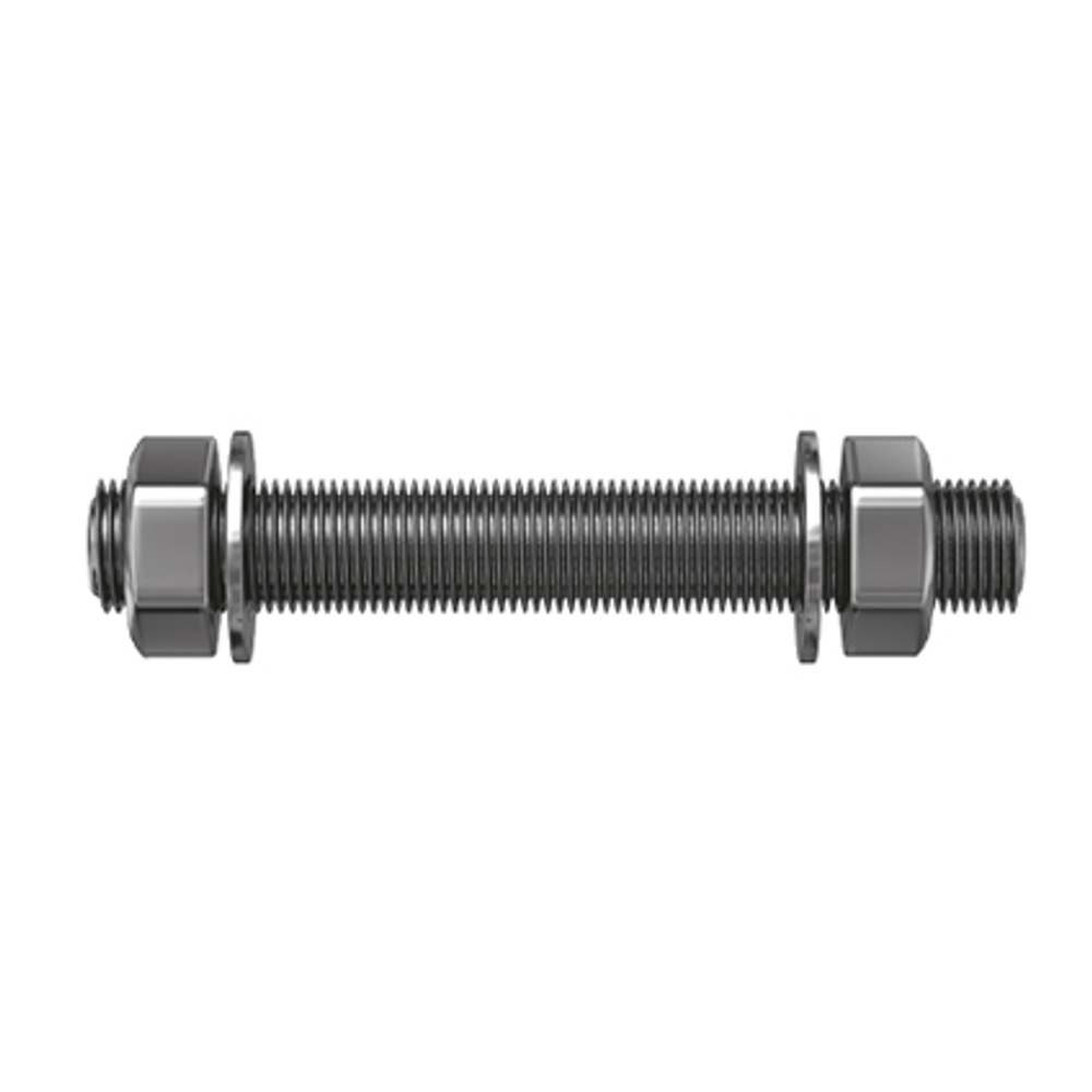 Sencys draadstang met moer en sluitring M3 200mm 4 stuks