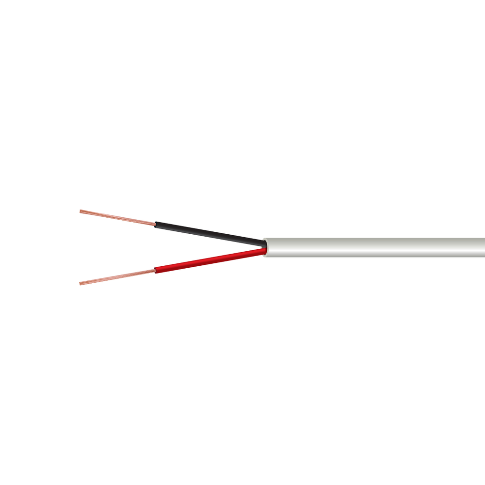 Sencys signaalkabel 5m 2x0,8mm² wit