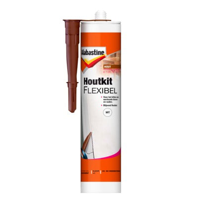 Alabastine houtkit flexibel wit 300ml