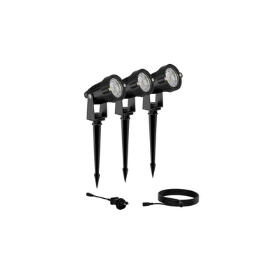 Philips prikspot pack GardenLink Caper 24V zwart 3 st
