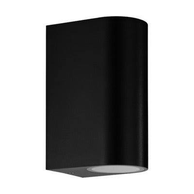 Eglo wandlamp scogliera-e rond zwart 2xgu10