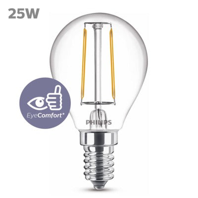 Philips ledkogellamp E14 2W