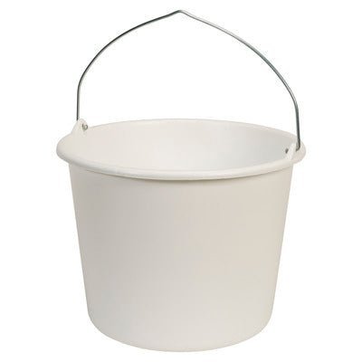 Bouwemmer 12 liter wit