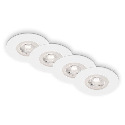 Briloner LED inbouwspot set 90mm wit