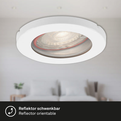 Briloner LED inbouwspot set 85mm wit