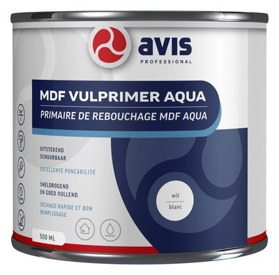Avis MDF Vulprimer Aqua Wit - 500ml