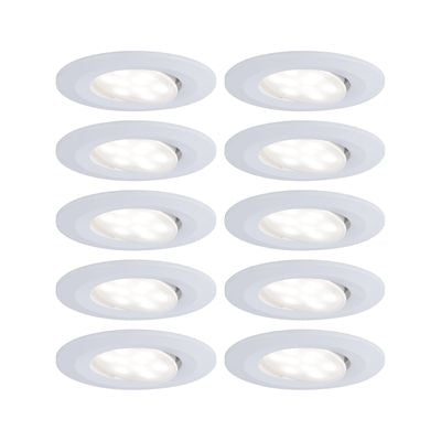 Paulmann inbouwspot LED Calla 3-stapdim kantelbaar wit 10x6W