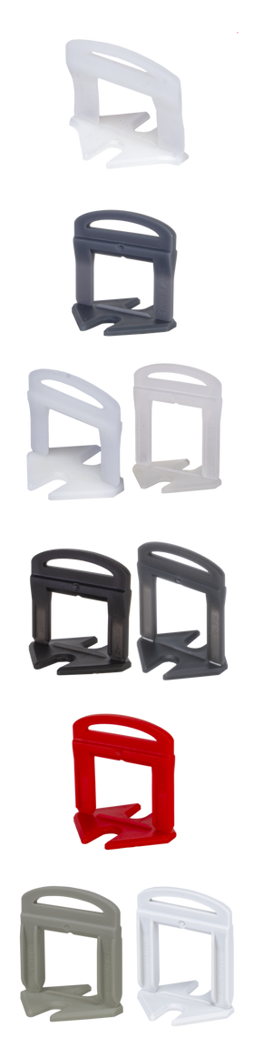 Rubi Delta level systeem clips dikte 1,5 mm, hoogte 3-12 mm doos 400 st