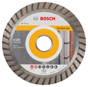 Bosch Diamantdoorslijpschijf Standard for Universal Turbo 125 x 22,23 x 2 x 10 mm
