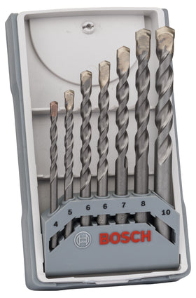 Bosch 7-delige set betonboor CYL-3, 4; 5; 6; 6; 7; 8; 10 mm
