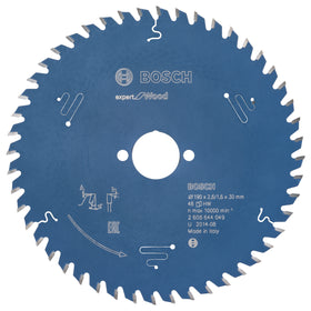 Bosch Cirkelzaagblad Expert for Wood, 190 x 30 x 2,6 mm, 48T
