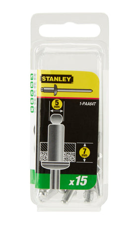 Stanley popnagels 5x7mm - 15 stuks
