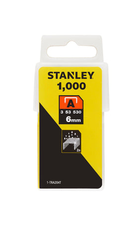 Stanley nieten 6mm type A - 1000 stuks
