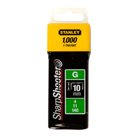 Stanley nieten 10mm type G - 1000 stuks