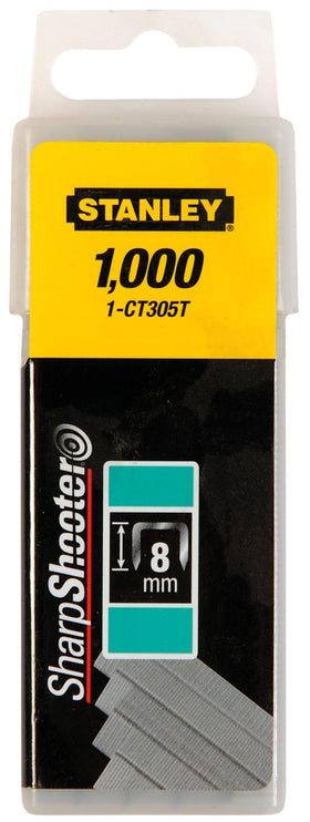Stanley nieten 8mm type CT - 1000 stuks