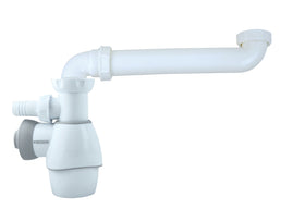 Wirquin wastafelsifon universeel wit/grijs